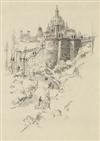 CHARLES F.W. MIELATZ Group of 12 lithographs of New York.